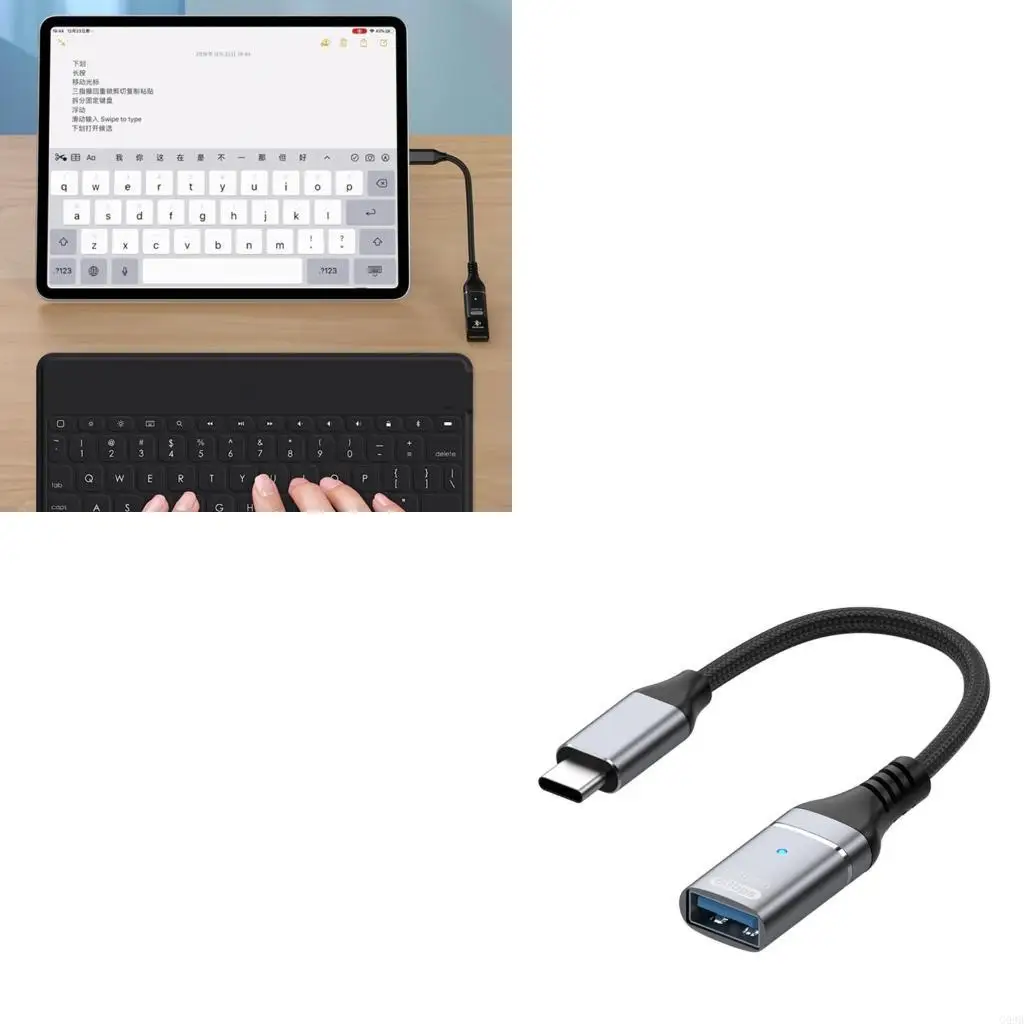 

G99B Кабель-адаптер OTG USB C — USB3.0 Кабель для зарядки 5V3A и синхронизация данных