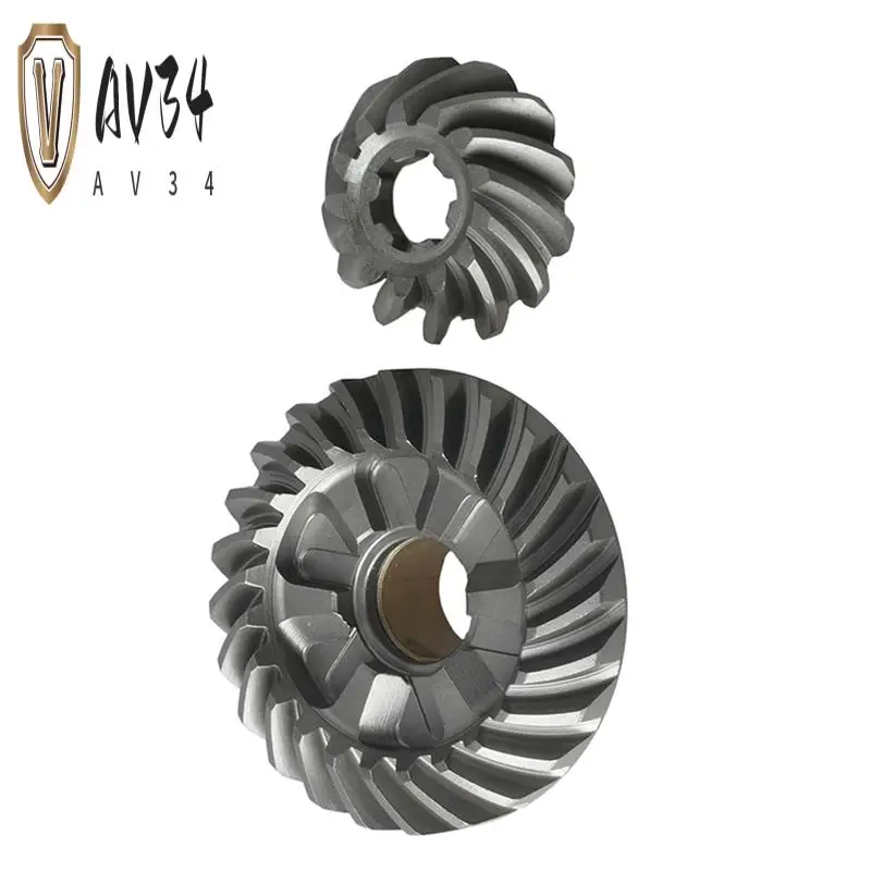 

AV34-6H4-45560 6H4-45551 Комплект шестерен для лодочного двигателя YAMAHA, 3-цилиндровый, 40 л.с., 50 л.с. 6H4-45560-00 6H4-45551-00, лодочный двигатель