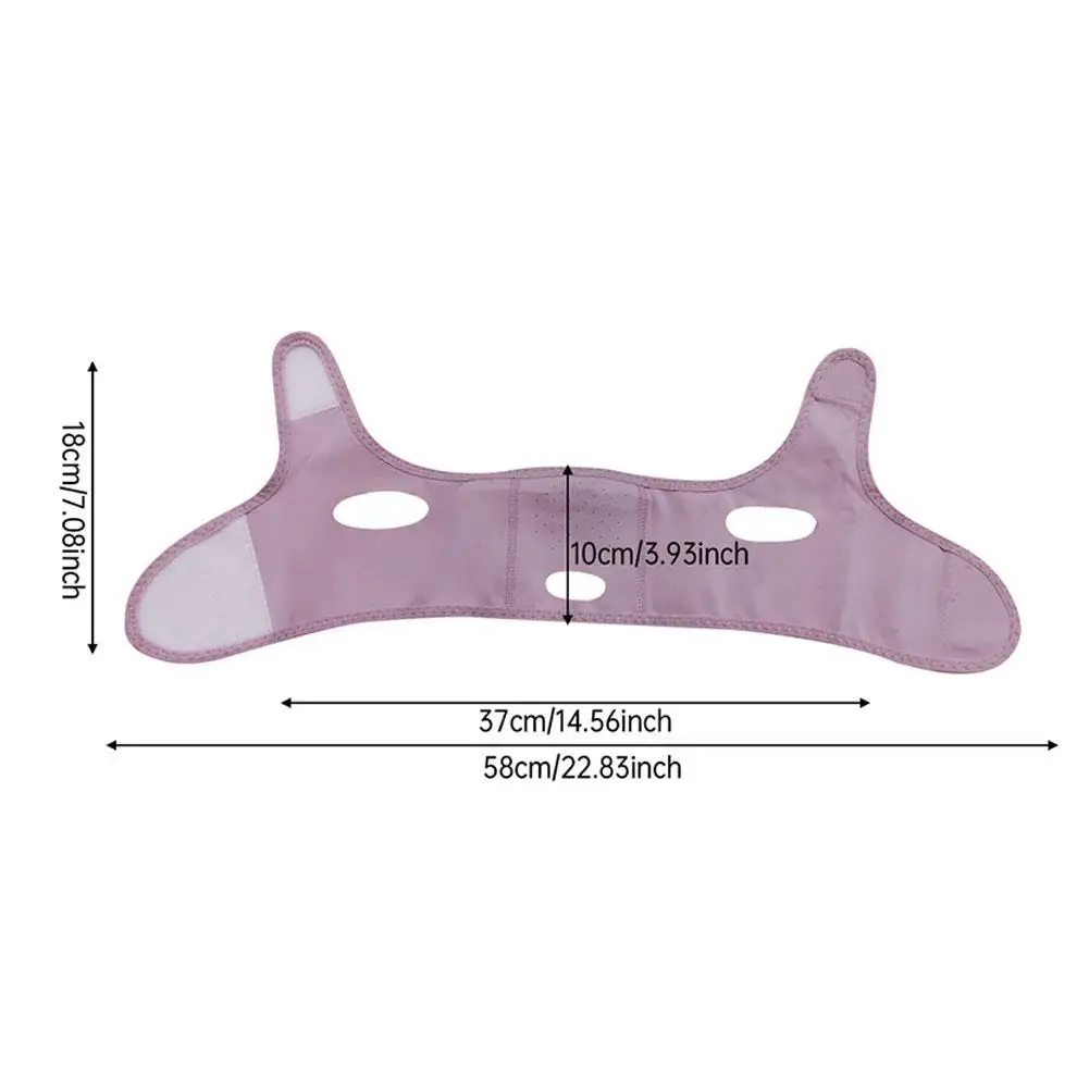 Verstelbare Gezicht Afslankende Bandage Chin-Up Riem Slaap V Lifting Gezicht Ademend Materiaal B8k5