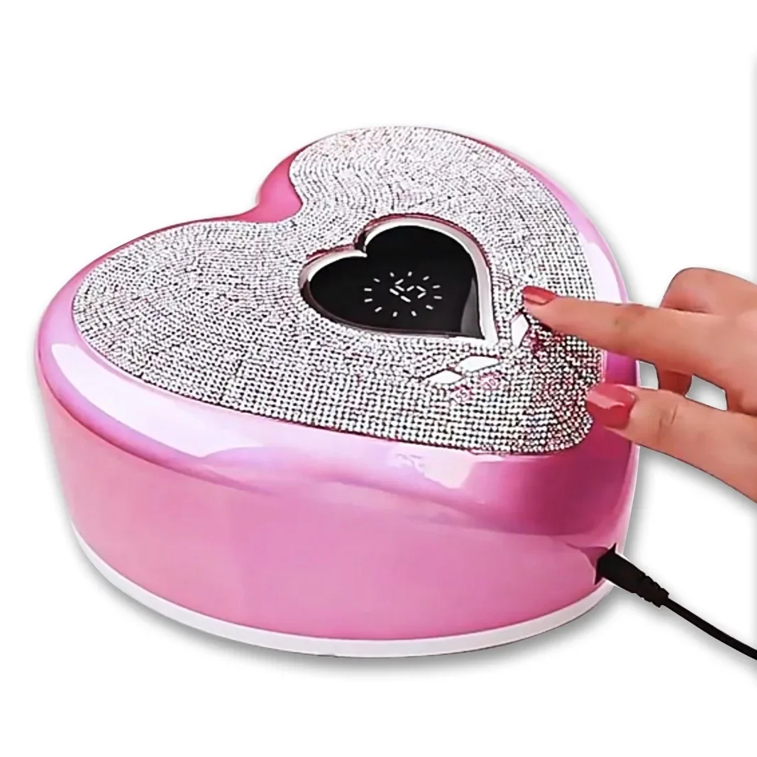 

96W Uv Led Rhinestone Nail Lamp Best Wattage For Flash Light To Cure Nail Professional Gel Nails Polish Dryer