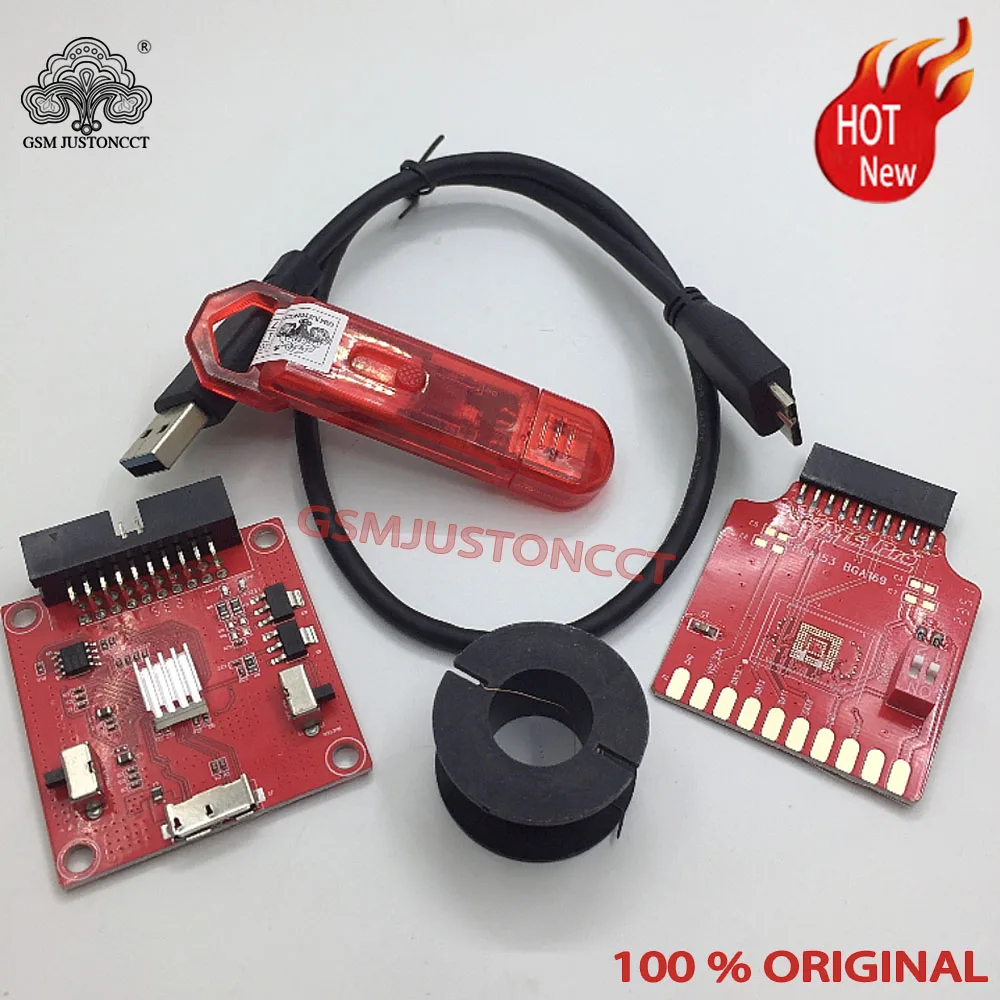 

2024 Original New Hydra Dongle Tool And eMMC ISP Adapters Tool BGA153,BGA169,BGA221,BGA162 eMMC Break Out Board Tool softwares