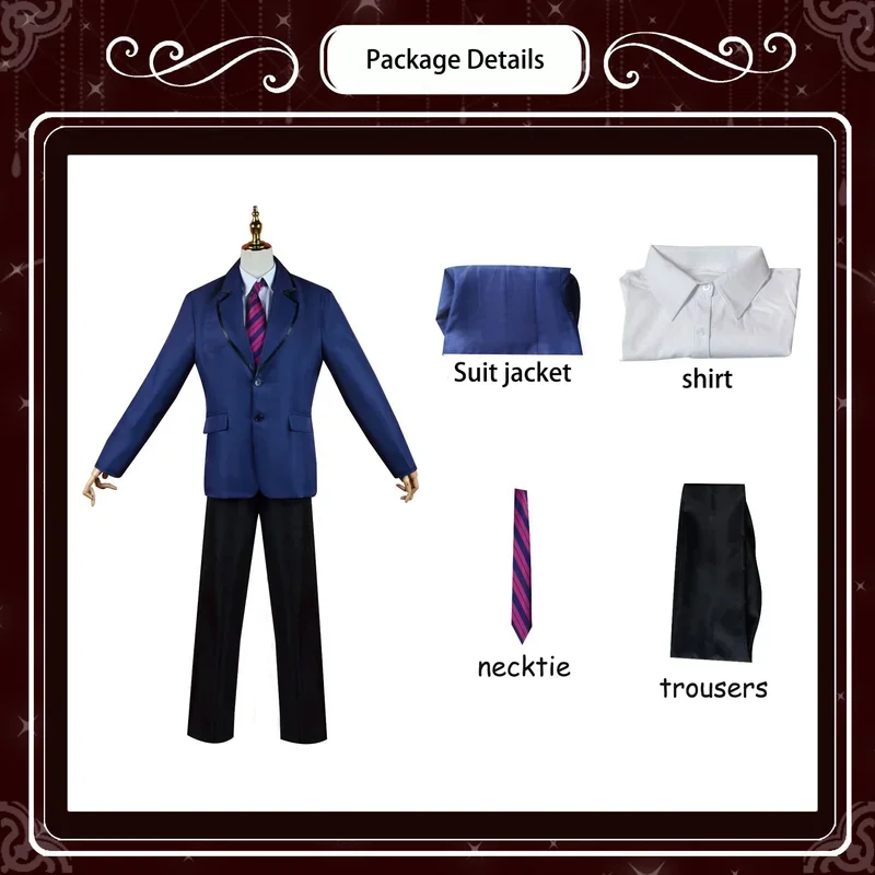 Komi Can't Communicate Tadano Hitohito Cosplay Costume Outfits Shirt Tie Short Wig Neck Men Anime Uniform Halloween