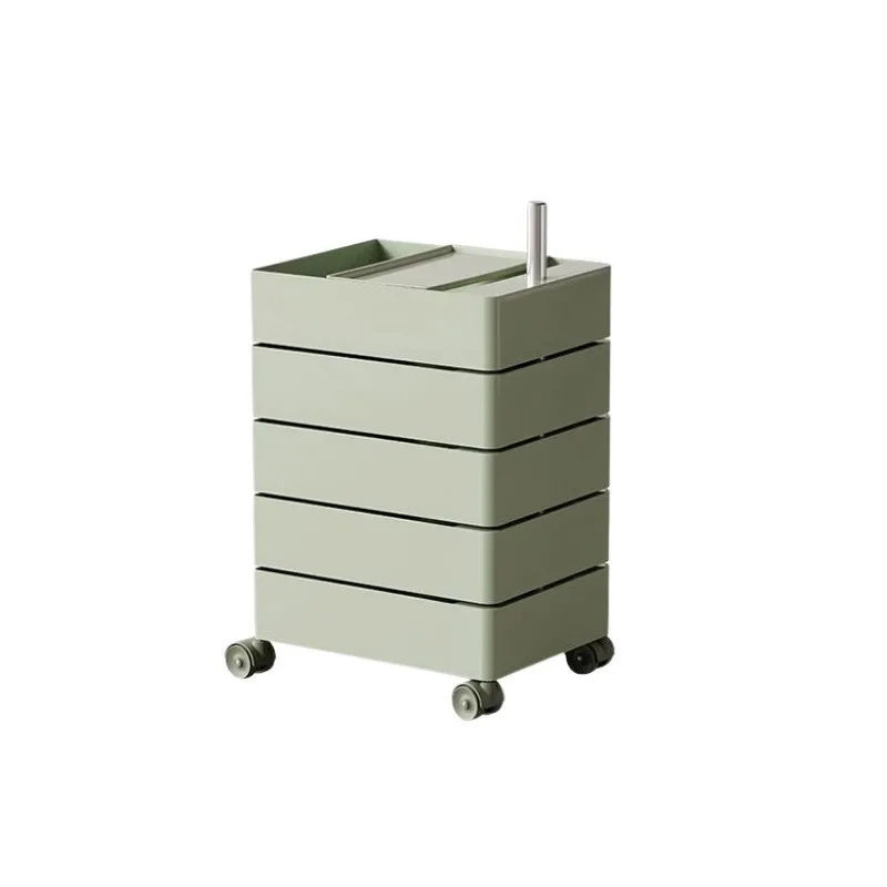 Warming Movable Bedside Table Rotating Storage Cabinet Ins Side Cabinet Nordic Storage Cabinet Cosmetics Storage Cabinet