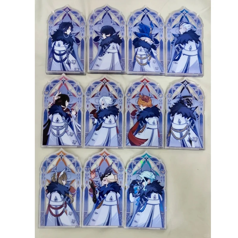 مجموعة أدوات قابلة للجمع من سلسلة Merch Genshin Impact Frost and Flame الرسمية من Fatui Harbingers Acryli الهدايا #4