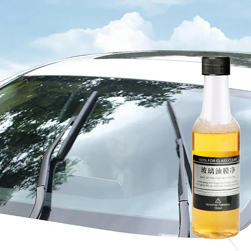 

Car Windshield Oil Film Removing Liquid Set Glass Polishing Coating Rainproof Anti-fog Agent Glass Cleaner for Car Accessories