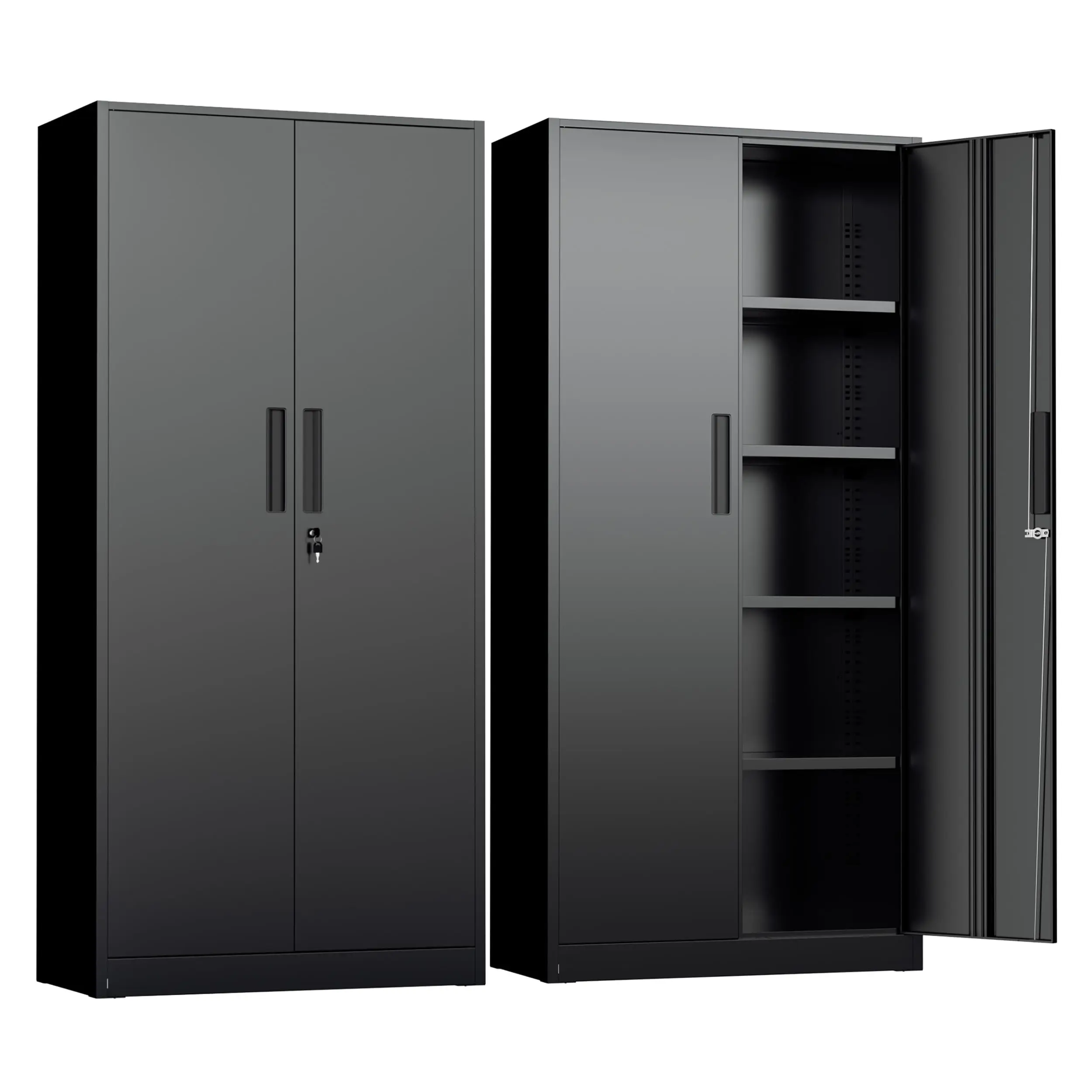 Metal Storage Cabinet with Lock, 72
