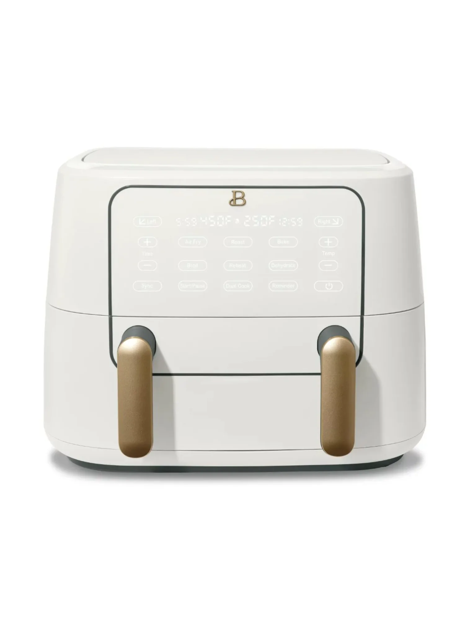 مقلاة هوائية كبيرة للتثليج الأبيض ، سعة 9qt