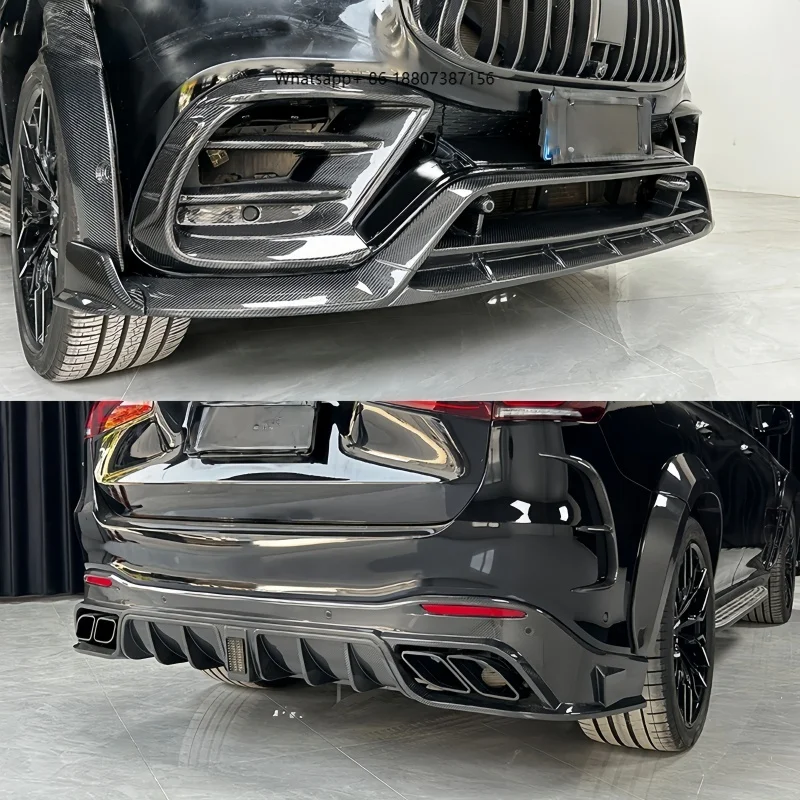 Suitable for the Upgraded Version of the New MercedesBenz GLS63 with a Genuine Carbon Fiber Material Surround Body Kit