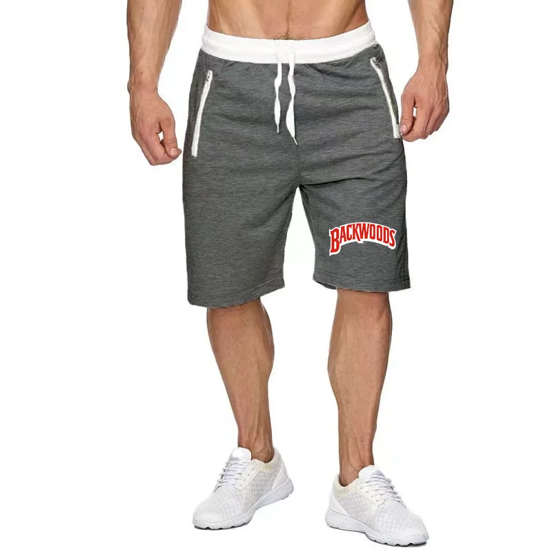 Summer 2024 new men's fashionable casual brand beach shorts, sports running casual shorts, breathable sports board shorts