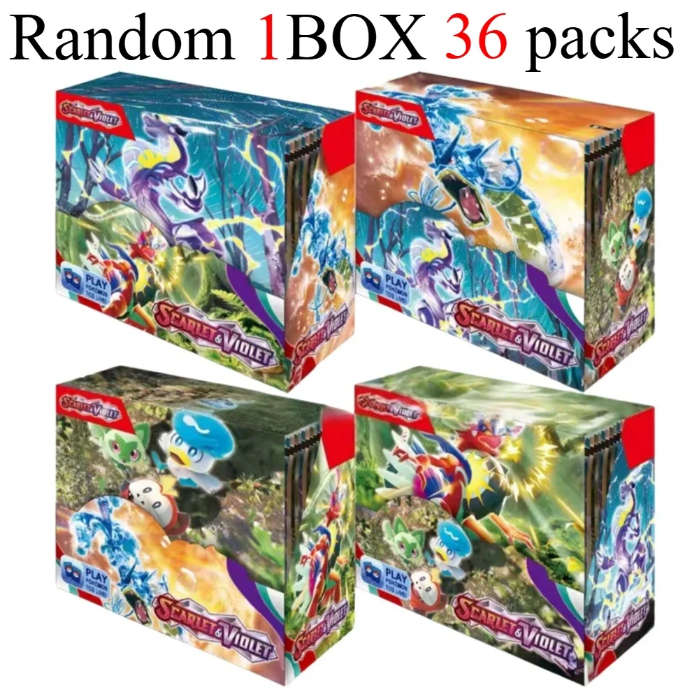 neues Modell Englisch 36er Packungen Pokémon TCG: Scarlet & Violet Etsncelles Evoving Skies 151 BATTLE Flames Booster Box Battle Card