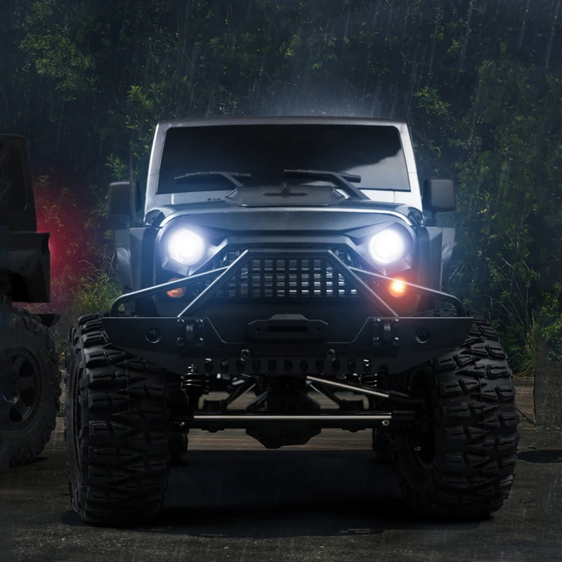 R/C MN-222 4WD 1/10 2.4G Auto telecomandata Rock Crawler Arrampicata Off Road Truck con faro RTR Hobby Grade Off-road RC Car