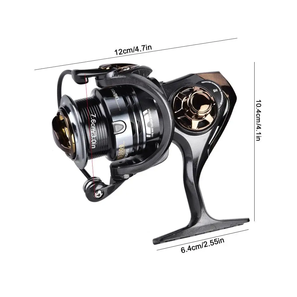 HS2000 HS3000 High Speed Sea Baitcasting Fishing Reel 7.1:1 Spinning Match Spool for Quick Casting