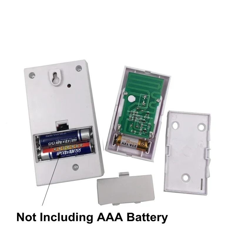 Sonnette sans fil avec batterie pour maison intelligente, alarme de porte, sensibilité stable, système d'interphone électronique tendance, 12 mélodies