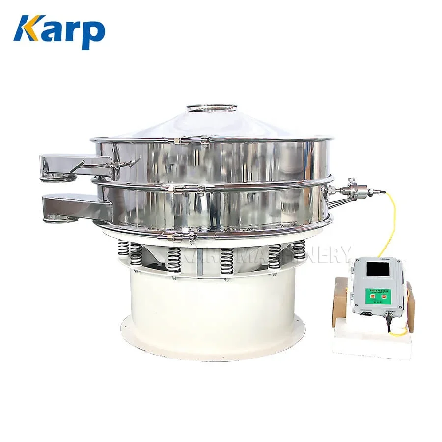 

Flour mill sweet potato corn wheat sieving machine flour powder vibrating sifter machine