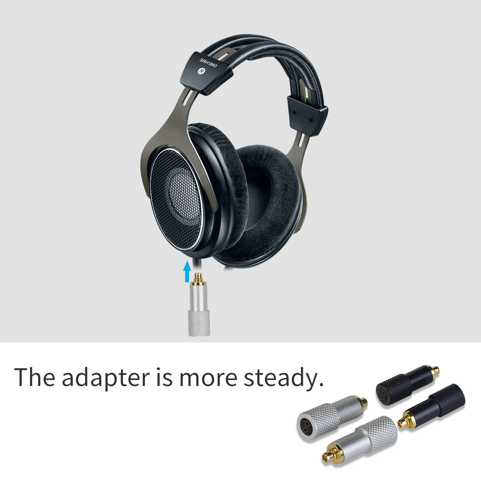 OKCSC SHURE1840 «папа» на 0,78 мм 2-контактный разъем-адаптер для наушников для SHURE SRH1440 SRH1840 SRH1540 преобразователь наушников