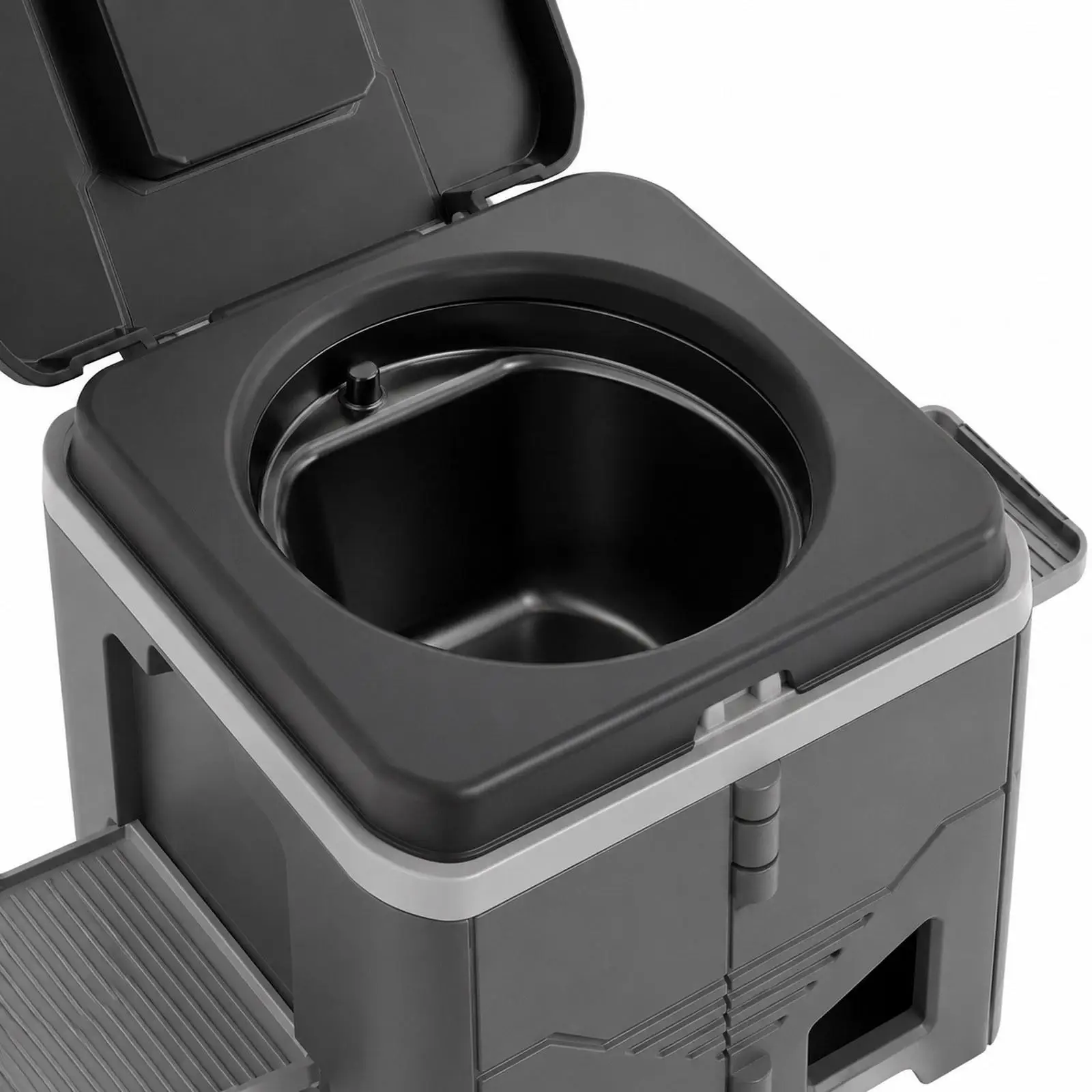 Portable Folding Toilet for Camping Lightweight Stool Outdoor Toilet Chair Travel Potty for Car Hiking Fishing Beach RV