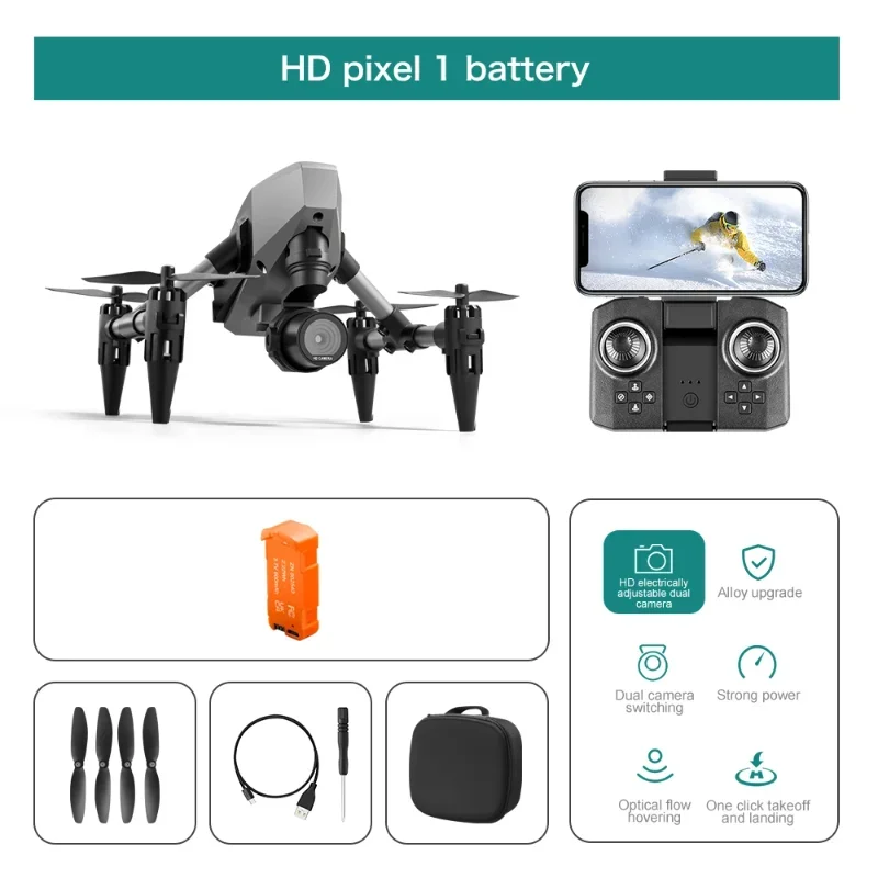 2024 New XD1 Mini Drone With 4K Camera RC Helicopter Gesture Sensing with ESC Dron RC Plane Quadrocopter Remote Control Toy Gift
