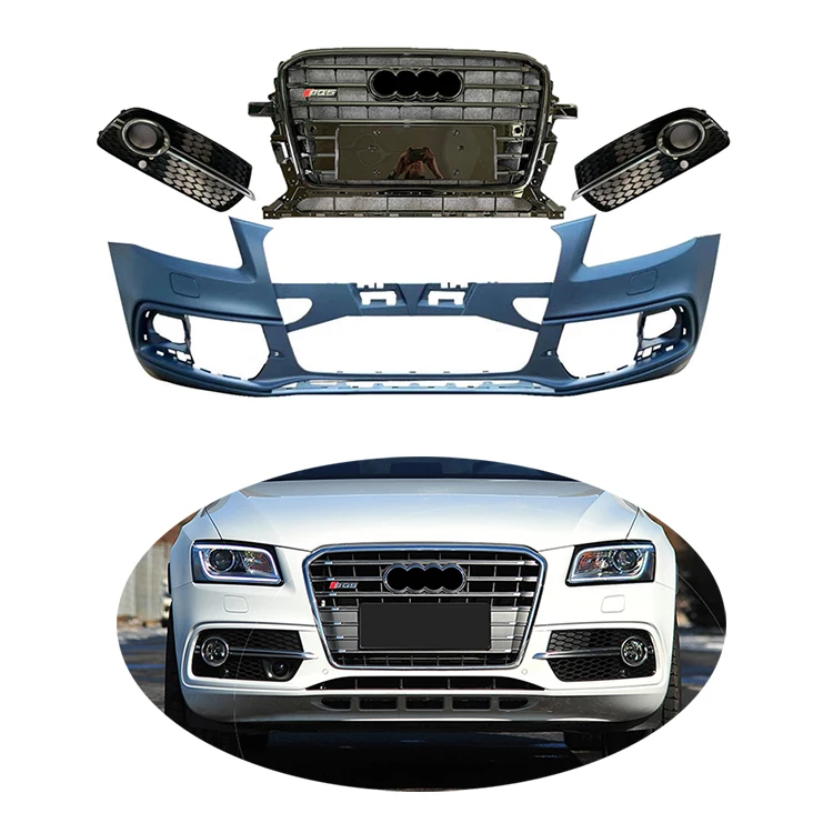 

Wholesale Price Auto Body Kit Q5 Upgrade Refit to SQ5 Front Bumper with Grille for Audi 2013-2017
