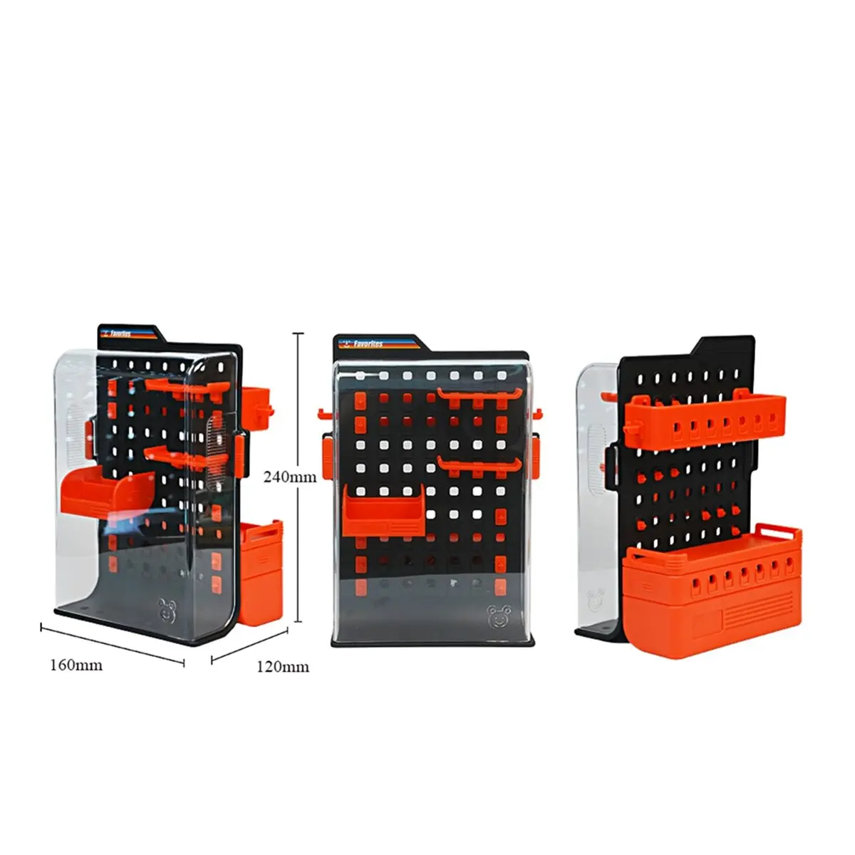 Supernew ABDD Multifunctional Personality Keycap Holder Dustproof Storage Box Place Keycaps and Switch Computer Desktop Accessor