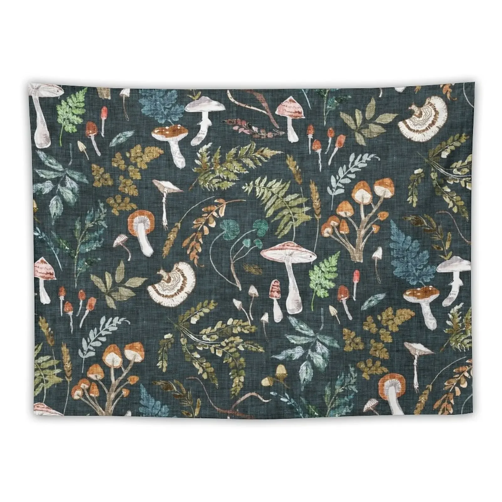 

Mushroom Grove (midnight) Tapestry Room Aesthetic Mushroom Room Decor For Girls Tapestry