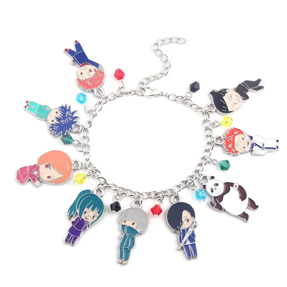 Animation Derivatives Cartoon Q-version Character Bracelet Itadori Yuji Fushiguro Megumi Gojo Satoru Exquisite Beautiful Gift