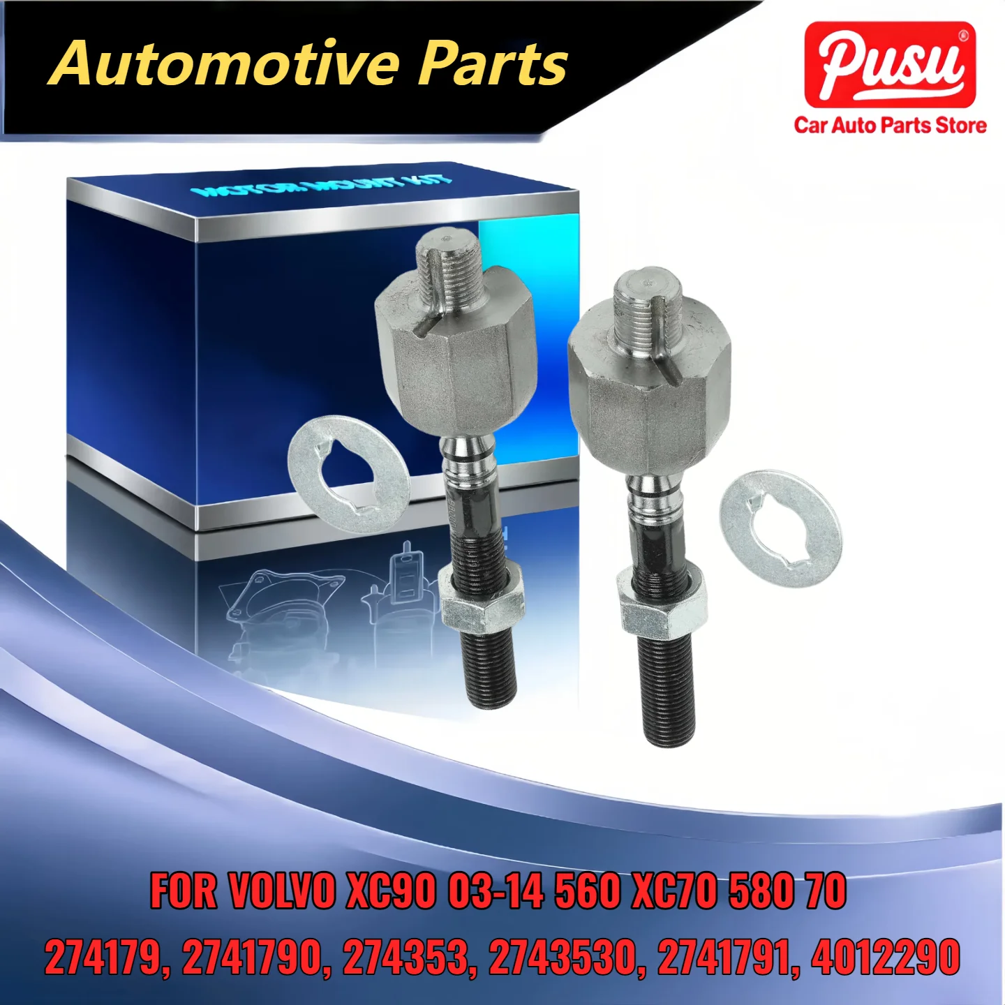 

2 шт. сменная передняя внутренняя боковая рулевая тяга для Volvo XC90 03-14 S60 XC70 S80 V70 заменяет 274353 2743530 2741791