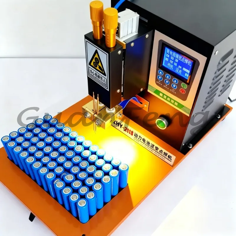 Industrial Grade ZHY-2118 Pneumatic Pulse Spot Welding Machine, 3KW Lithium Battery Pack Production and Nickel Strip Welding