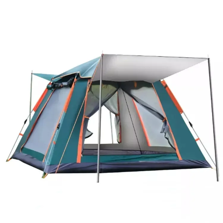 

Portable Big 4 Persons Waterproof Automatic Family Outdoor Camping Camp Tent