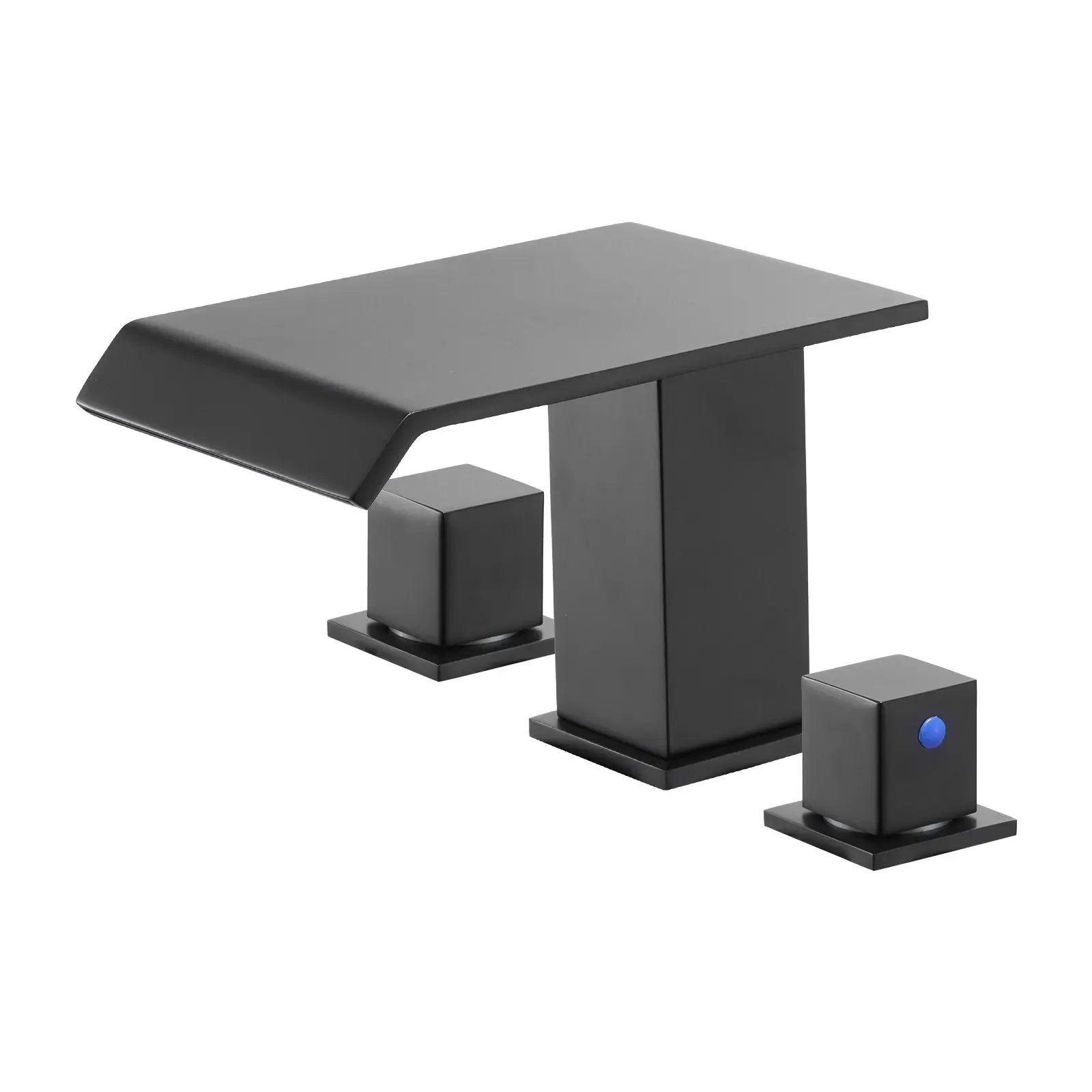 

Римский смеситель для ванны, 3-х отверстный смеситель-водопад для ванны, комплект римских смесителей для ванны с 2 ручками, комплект смесителей для ванны с креплением на бортик