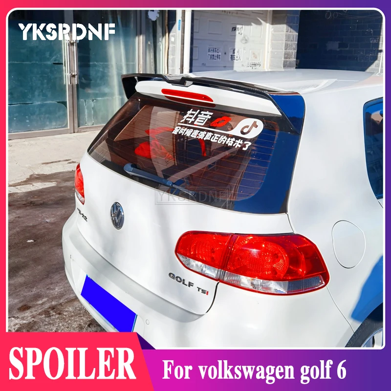 

YKSRDNF для Volkswagen VW Golf 6 MK6 TDI спойлер 2010 2011 2012 2013 задний спойлер на крышу окна VW Golf задний спойлер