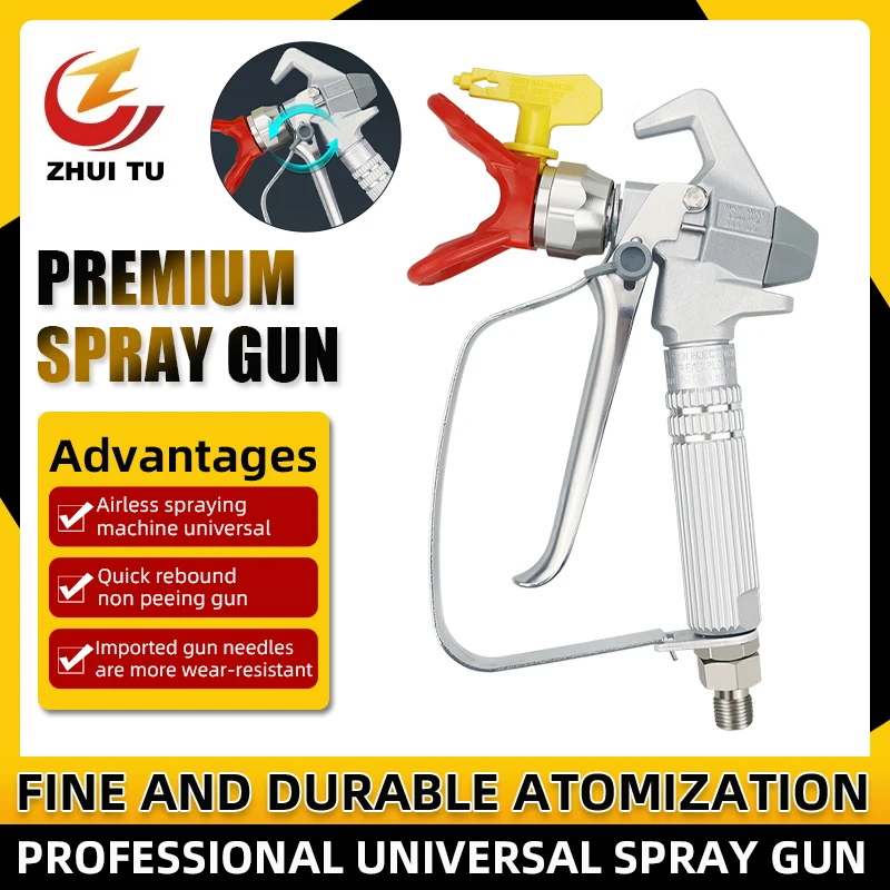 Professional Airless Spray Gun With 517 Spray Tip Airless Spraying Machine For TItan Wagner Paint Sprayers