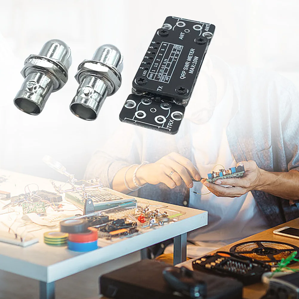 قوة صغيرة SWR متر 3-30 ميجا هرتز HF موجة قصيرة الدائمة موجة متر الرقمية 12 واط حامل موجة متر SWR PWR متر الأدوات الكهربائية