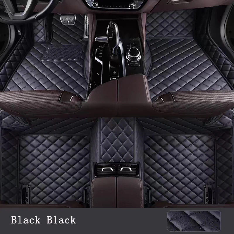 Color Car Floor Mat For Ford S-Max Ford Edge U387 CD539 CDX706 Ford Kuga Ford Escape Ford Taurus 2010-2022 Auto Mats