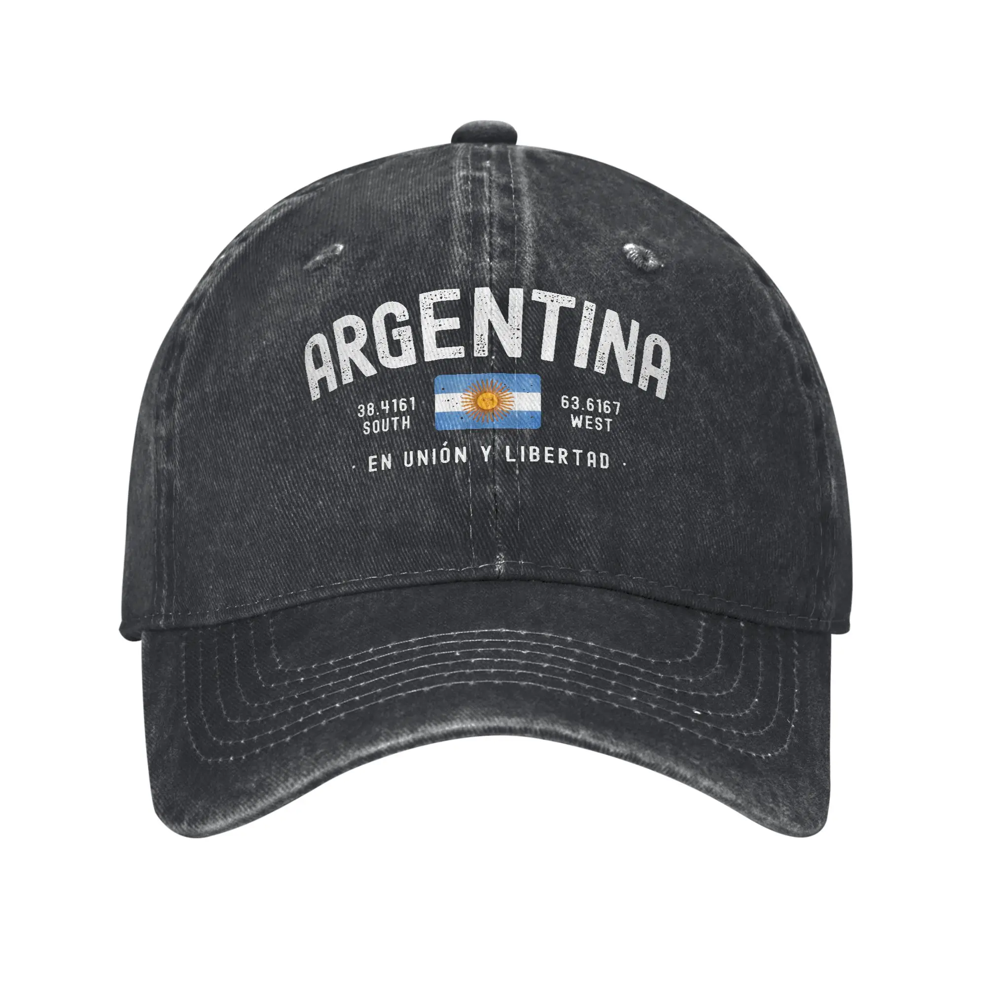 Gorras de fútbol de Las Malvinas, Argentina, para hombre y mujer, gorra de béisbol clásica, gorra ajustable