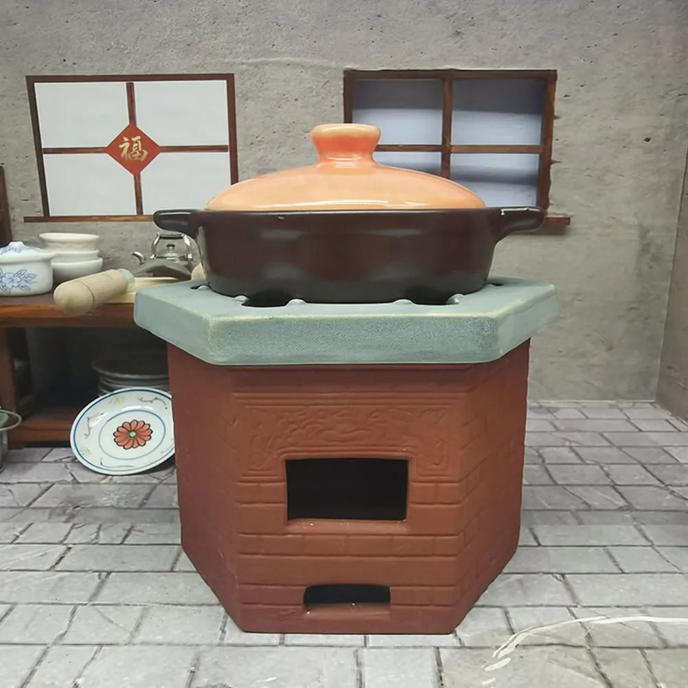 愛らしいセラミック製ミニクッキングベンチ、ミニハウスデコレーション、写真撮影用小道具、教育ツール、リビングルーム、ダイニングルーム、寝室、キッチン用