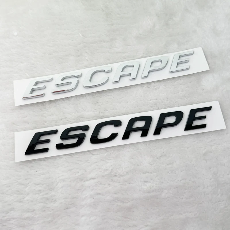 1 Uds 3D ABS alta calidad ESCAPE emblema del coche guardabarros lateral trasero insignia del maletero pegatina estilo accesorio