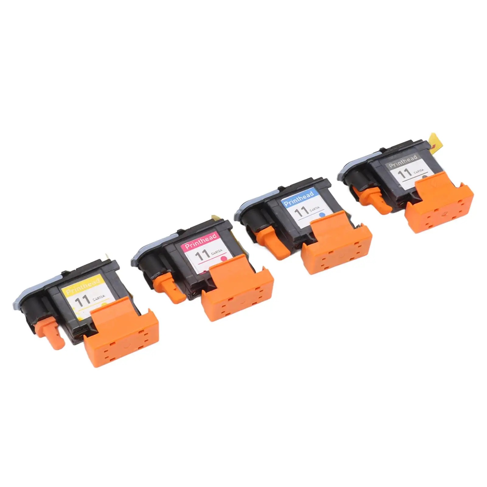 for hp 11 Printhead Set - Magenta, Black, Cyan, Yellow for designjet Printers | High-Quality Layering