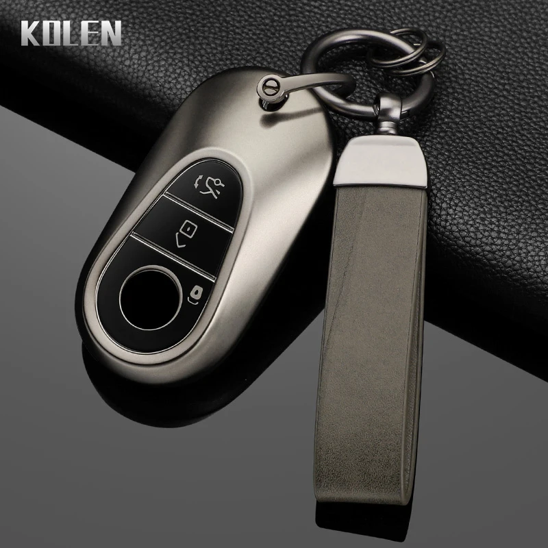 TPU Car Remote Key Case Cover For Mercedes-Benz C S GLC EQE EQS Class W223 X254 V297 V295 W206 S206 X206 Key Protection Keychain