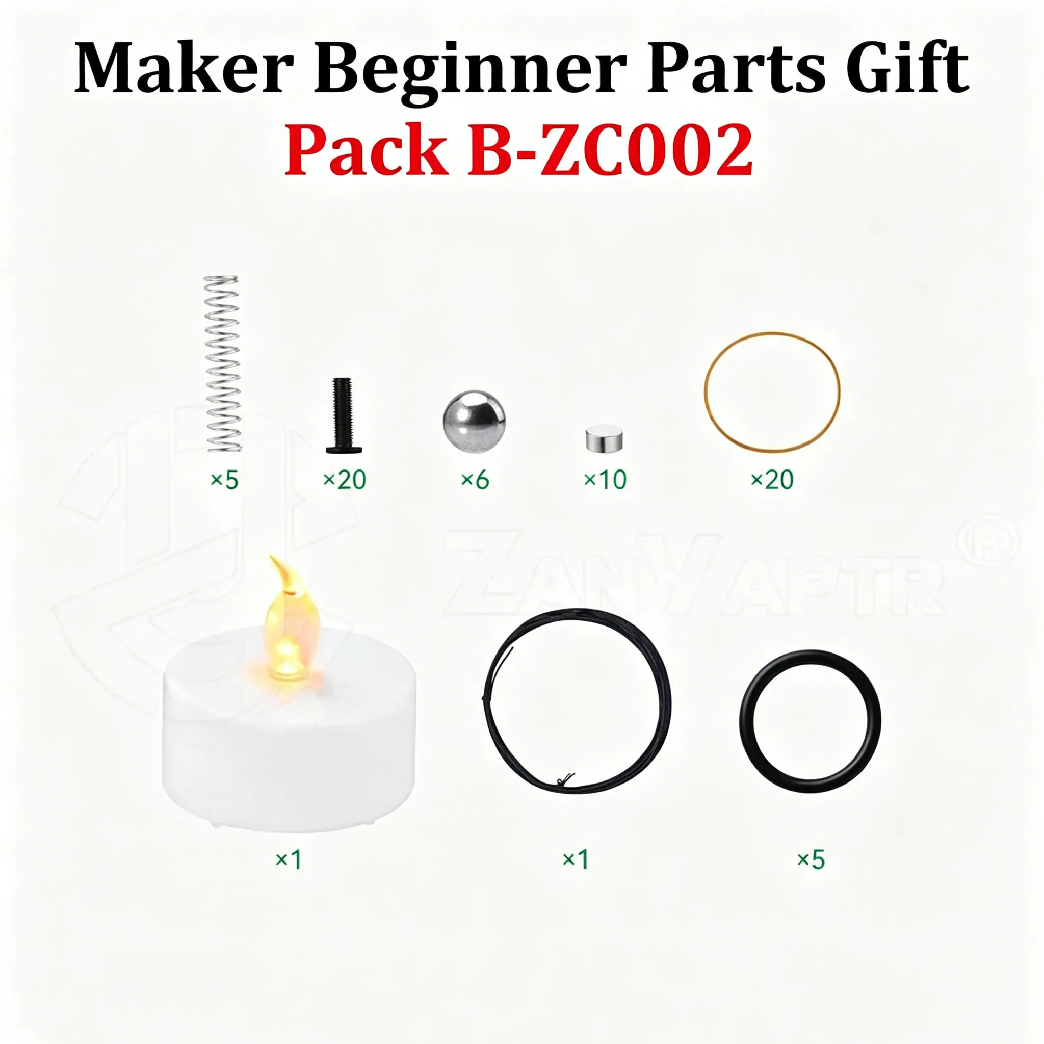 Bambu Lab B-ZC002 All-in-One Beginner DIY Creative Model Assembly Gift Kit