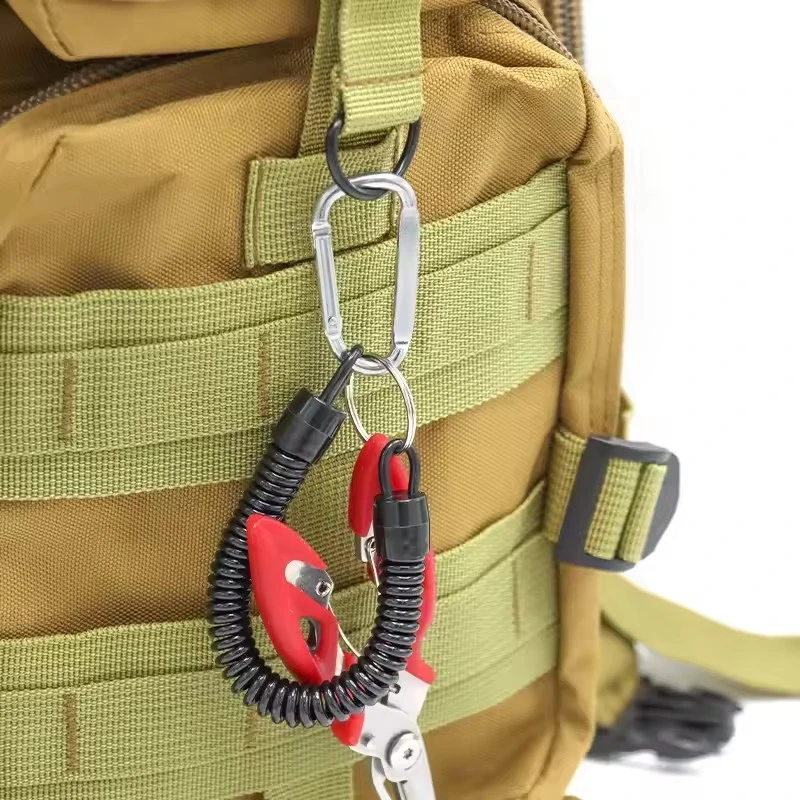 Multipurpose Fishing Rope 3pcs 22cm Extendable Coiled Hanging Rope Spring Retractable Mountain Hook Fishing Tool image 6