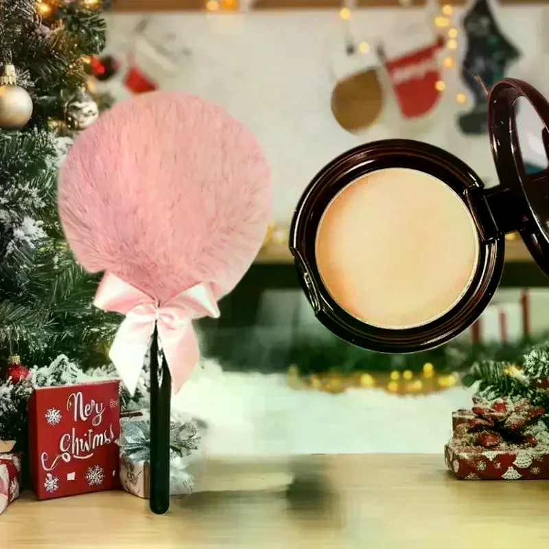Lollipop Body Powder Applicator Plush Powder Puff With Handle Body Powder Puff Soft Makeup Tool For Face And Body Easy To Use