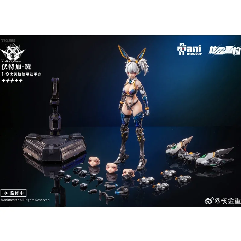 Em estoque original anymester 1/9 vodka espelho cola-embalado trovão força tarefa figuras de ação modelo coletor anime hobby brinquedo presente