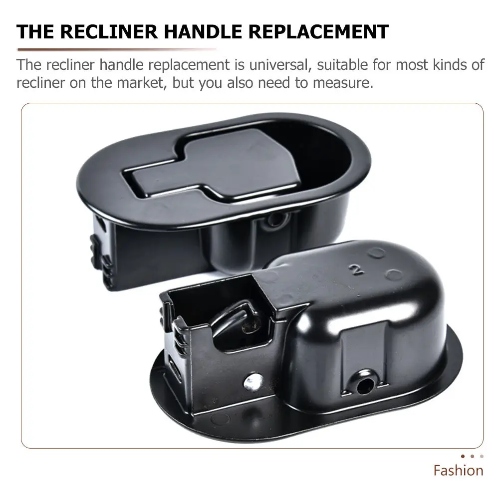 Recliner Handle Replacement 2 Piece Metal Sofa Lounge Chair Release Lever Parts Wide Compatibility