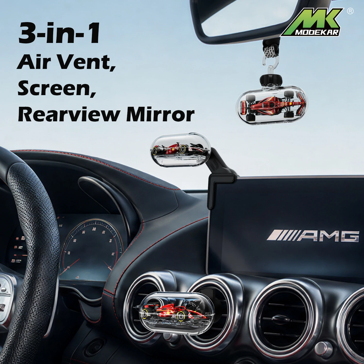 1/64 Scale Car Display Case for Multi-Scene Installation—Capsule-Style Car Model Accessories with Dust Protection for Driving