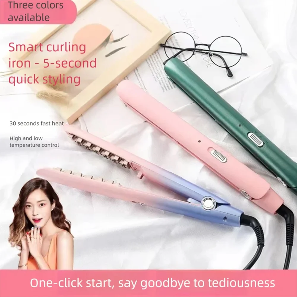 

Электрический гофрирующий прибор для волос, щипцы для создания волн и кудрей, щетка-моделиратор для укладки коротких волос