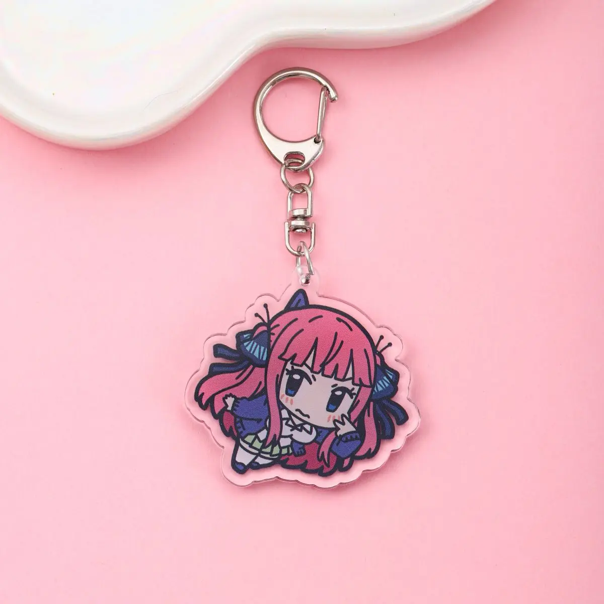 Porte-clés de sac de dessin animé en acrylique, porte-clés, porte-clés, accessoires de chaîne, pendentif mignon, la tragédie essentielle, Anime