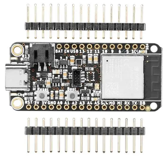 5000 t ESP32-S2 Feather - 2 MB PSRAM and STEMMA QT / Qwiic