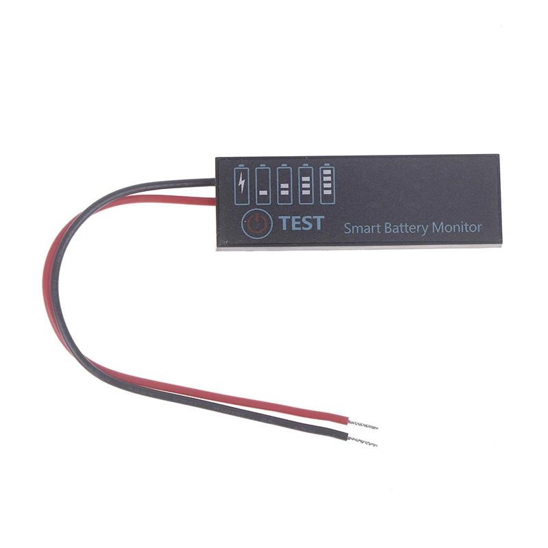 46*15*3mm DC 7-55V Universal Battery Charge Indicator Panel LED Indicator Acid Battery Lithium Battery Voltage Charge Indicator