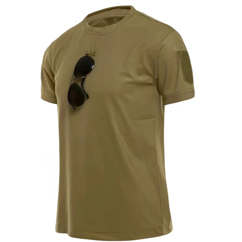 Männer Sommer Schnell Trocken Pullerover Oansatz Atmungsaktive T-Shirt Männlichen Camping Trekking Wandern Klettern Plus Größe Schnell Trocknend Sport Tees – Detail 5