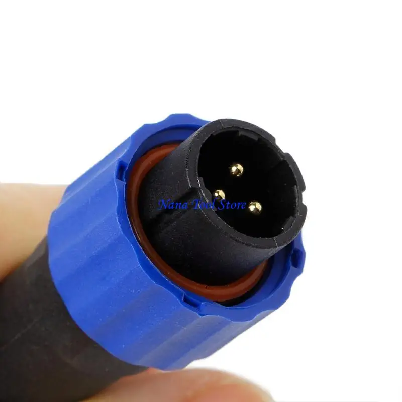 31GJ SP16 Waterproof Docking Connector 3/4/5/6/7/9 Pin IP68 Power Cable Connector Male Plug and Female Socket Connector
